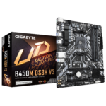 Gigabyte B450M DS3H V3 DDR4 AMD AM4 Micro-ATX Motherboard